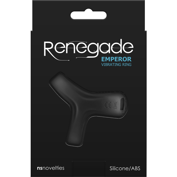 Renegade: Emperor, Vibrating Ring, black Svart
