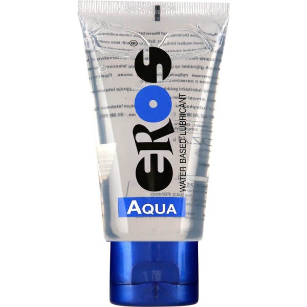 Eros Aqua: Vattenbaserat Glidmedel, 50 ml Transparent 50 ml (Tub)