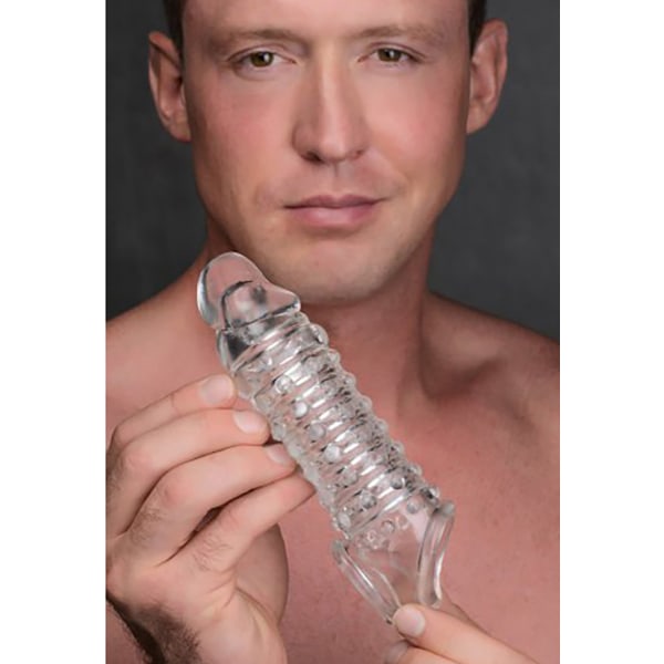 Size Matters: Penis Enhancer Sleeve + 4 cm Transparent