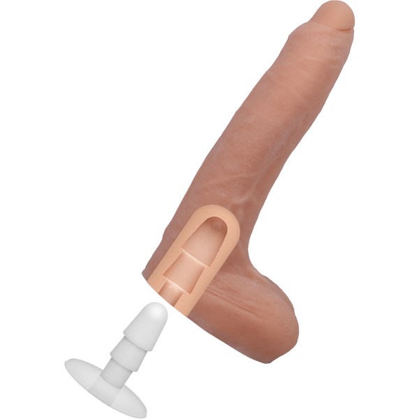 Signature Cocks: Owen Gray, Realistic Ultraskyn Dildo, 23,5 cm Ljus hudfärg