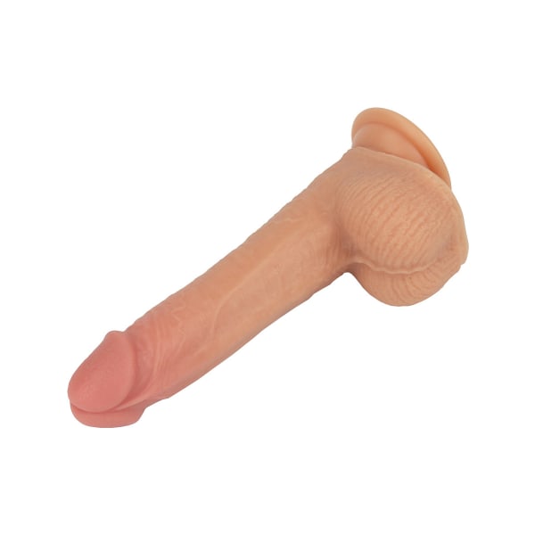 LoveToy: Anthony, Silicone Rotating Cock with Vibration, 22 cm Ljus hudfärg