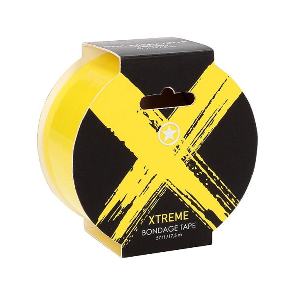 Ouch!: Xtreme Bondage Tape, 17,5 metriä, keltainen Gul