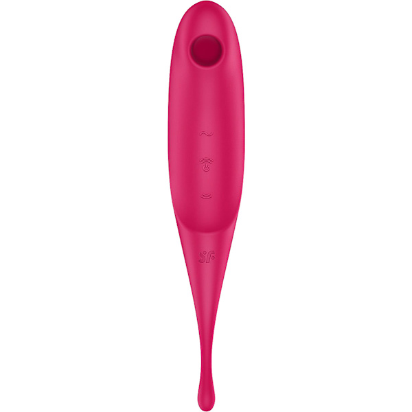 Satisfyer: Twirling Pro, Hybrid Air Pulse Vibrator Röd