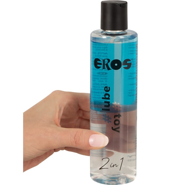 Eros: 2in1 Water-based Lubricant, Lube & Toy, 100 ml Transparent