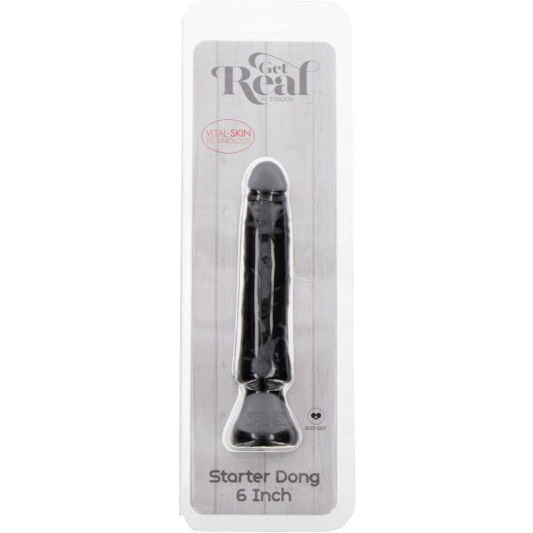 Toy Joy: Få ægte, Starter Dong Dildo, 16 cm, sort Svart