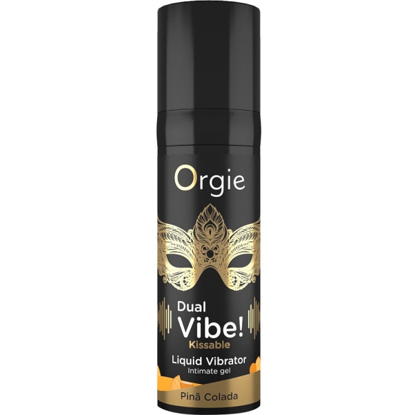 Orgie: Dual Vibe! Nestevibratorgeeli, Pina Colada, 15 ml Transparent