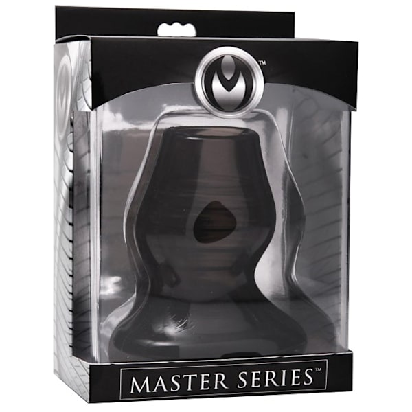 XR Master Series: Excavate, Tunnel Anal Plug Svart, Transparent