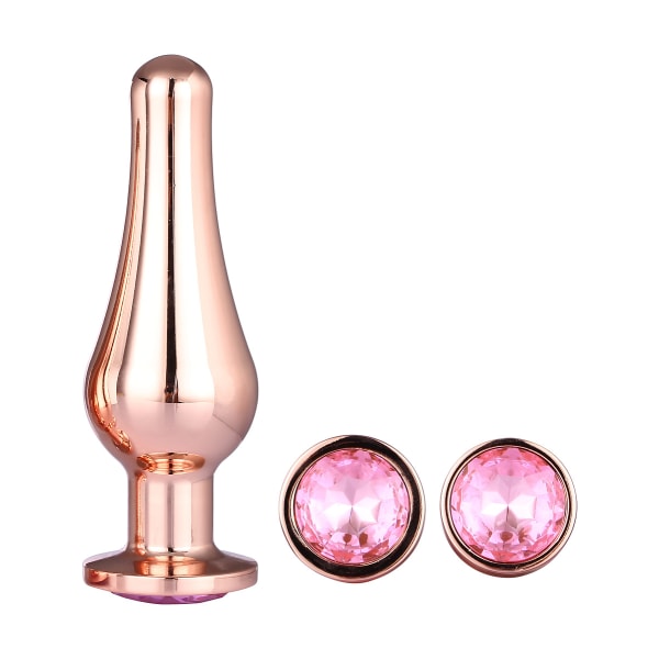 Dream Toys: Gleaming Love, Pleasure Plug Set, ruusukulta Rosa