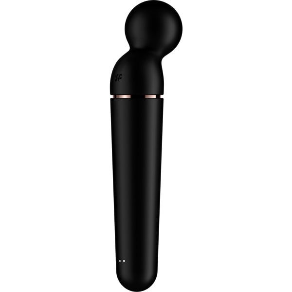 Satisfyer: Planet Wand-er, Stavvibrator, sort Svart