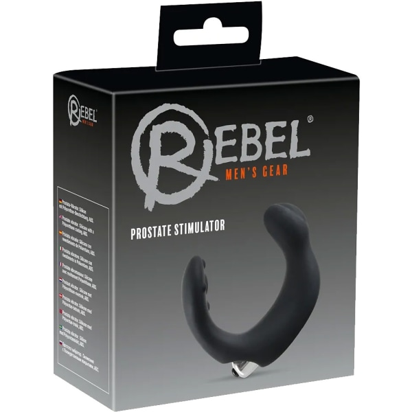 Rebel: Prostata Stimulator Silver, Svart