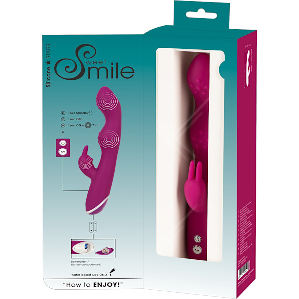 Sweet Smile: A & G-Spot Rabbit Vibrator Lila