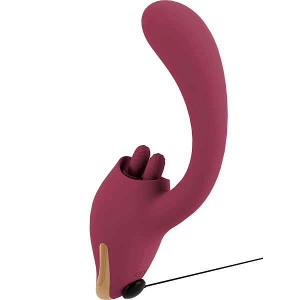 Javida: 2 Function Vibrator, Vibration & Licking Lila