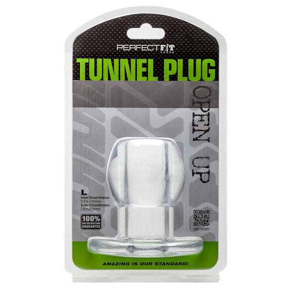 Perfect Fit: Tunnel Plug, Large Transparent