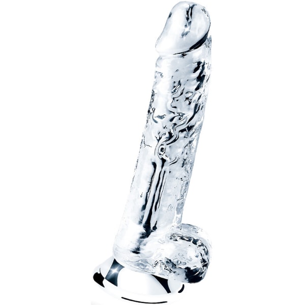LoveToy: Flawless Clear Dildo, 19 cm Transparent