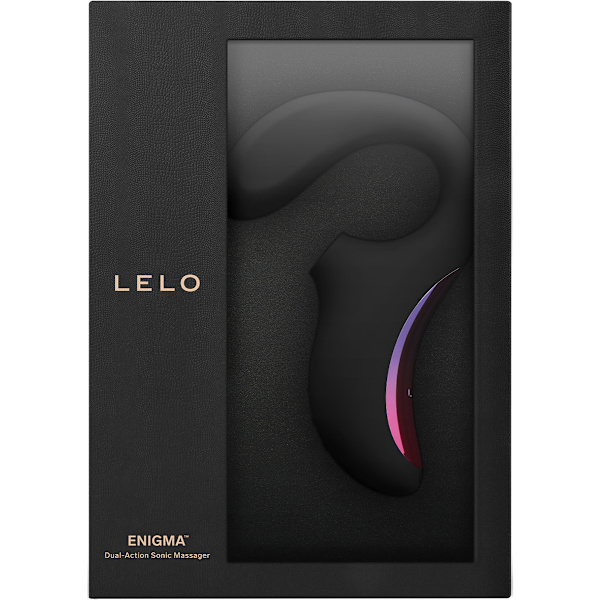 LELO: Enigma, Dual-Action Sonic Massager, svart Svart