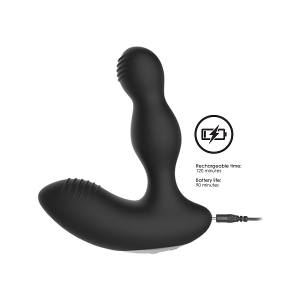 ElectroShock: Remote Prostate Massager, Vibrating & E-Stimula... Svart