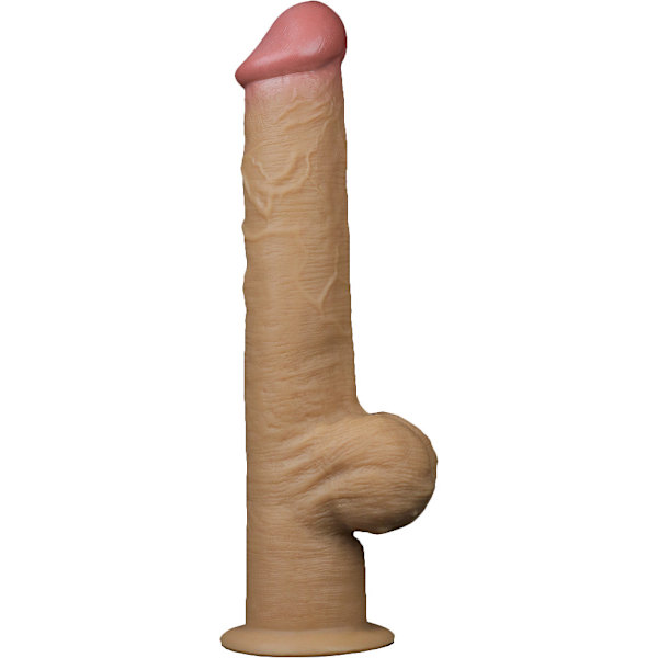LoveToy: Dual-Layered Silicone Handle Cock Ljus hudfärg 33 cm