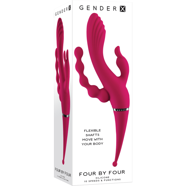 Gender X: Four by Four Vibrator Rosa