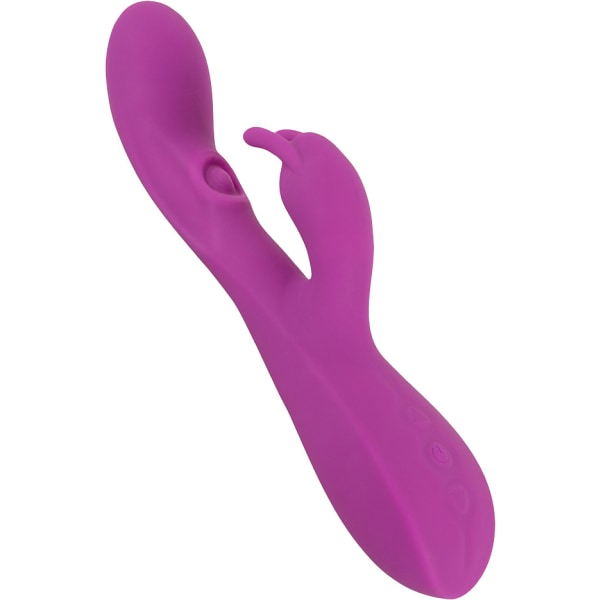 JAVIDA: Vibrator med kaninfunktion Lila