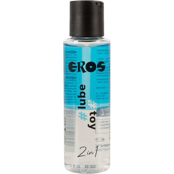 Eros: 2in1 Water-based Lubricant, Lube & Toy, 100 ml Transparent