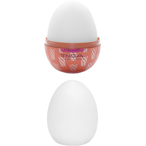 Tenga Egg: Cone Stronger, Runkägg Brun, Vit