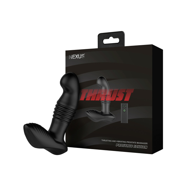 Nexus: Thrust, Remote Thrusting Prostate Massager Svart