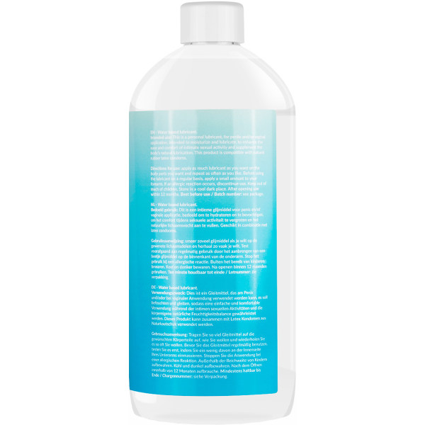 EasyGlide: Waterbased Lubricant, 1000 ml Transparent