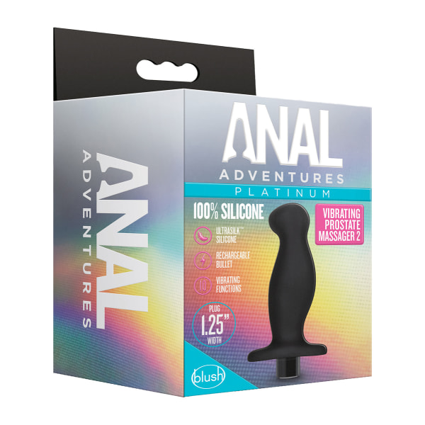 Anal Adventures: Prostate Massager 02 Svart