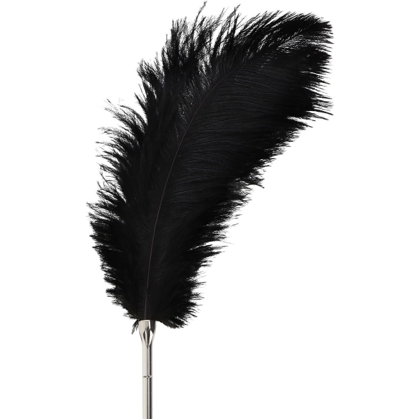 Taboom Luxury: Feather Tickler Silver, Svart