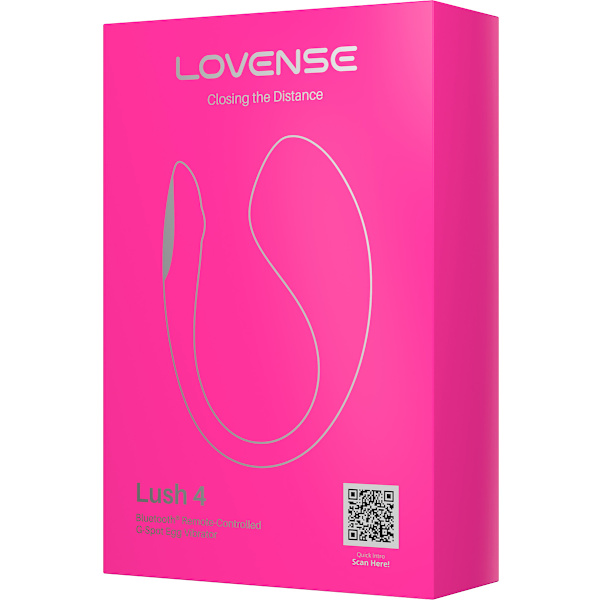 Lovense: Lush 4, Bluetooth G Spot Egg Vibrator Rosa