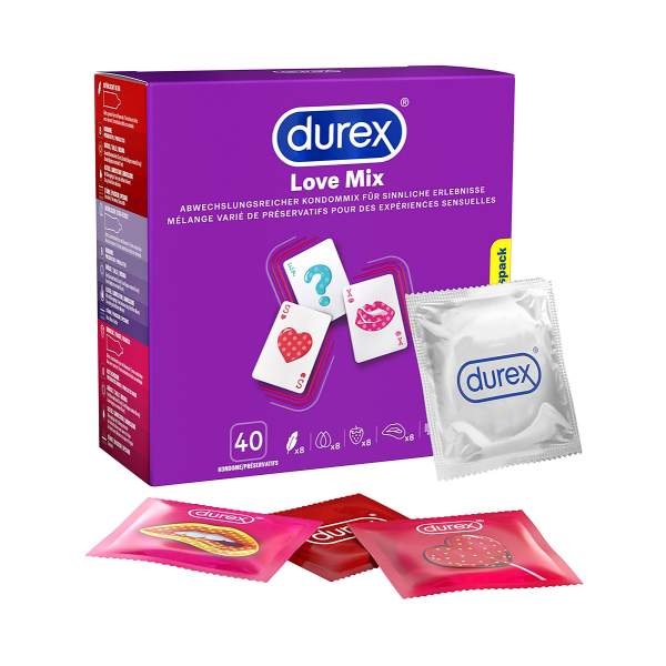 Durex: Love Mix Condoms, 40-pack