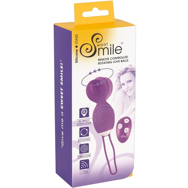 Sweet Smile: Remote Controlled Rotating Love Ball Lila