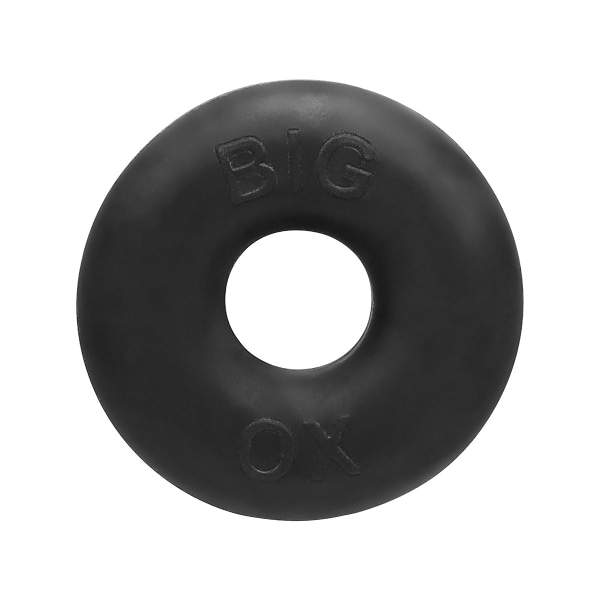 Oxballs: Big Ox, Super Mega Stretch C-ring, black Svart