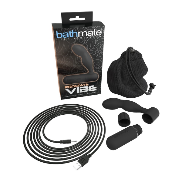 Bathmate: Prostate Vibe, Prostate & Perineum Massager Svart