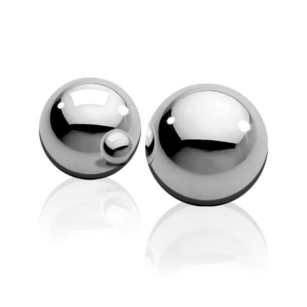 Ouch!: Light Weight Ben-Wa-Balls Silver Medium