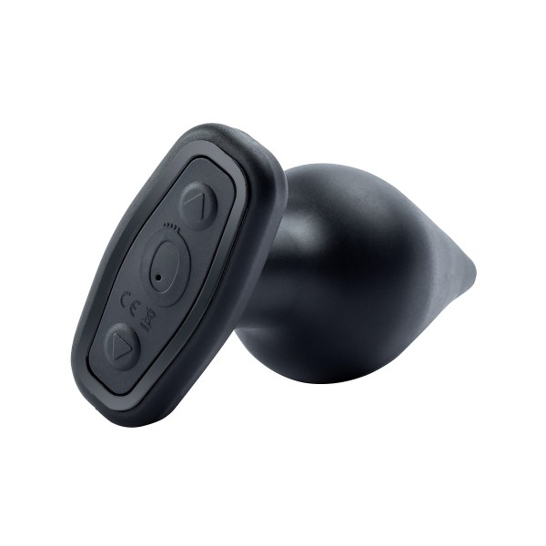 Screaming O: Rechargable Vibrating Plug XL with Remote, black Svart