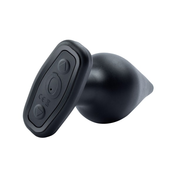 Screaming O: Rechargable Vibrating Plug XL with Remote, svart Svart