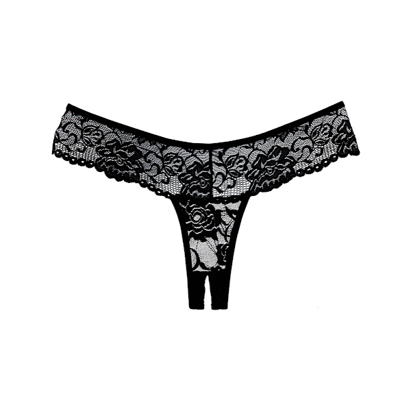 Allure Adore: Chiqui Love Spetstrosor Svart one size