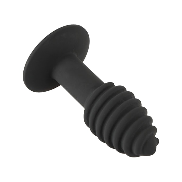 Black Velvets: Twist Butt Plug Svart