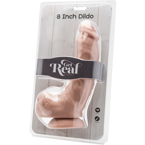 Toy Joy: Get Real Dildo Ljus hudfärg 8 tum