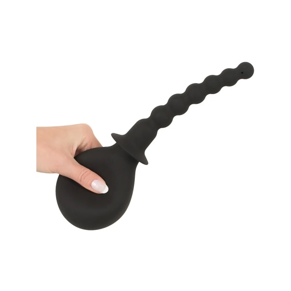 Black Velvets: Silicone Douche with 4 Attachments Svart