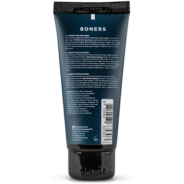 Boners: Erection Cream, Rock Hard, 100 ml Vit