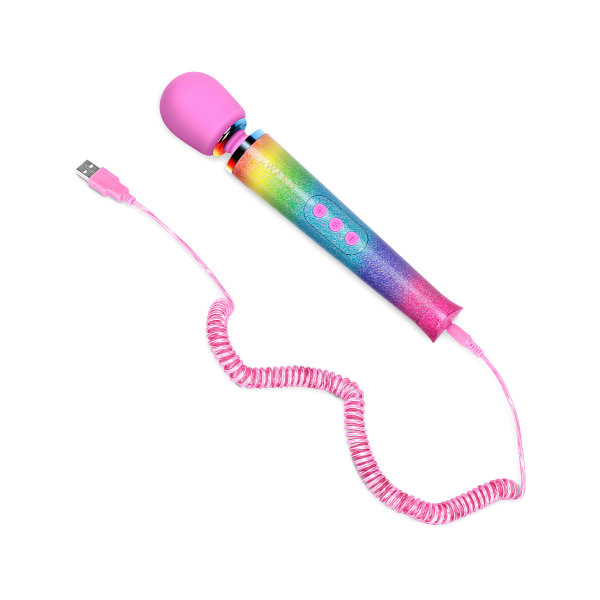 Le Wand: Rainbow Ombre Petite Massager Glittrig