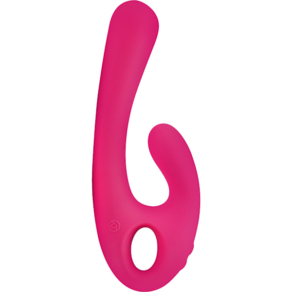 Nomi Tang: Flex Bi, Bendable Dual Vibrator Rosa