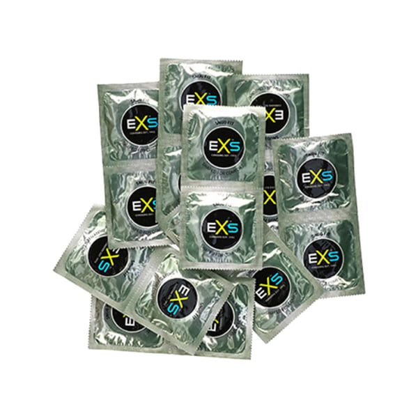 EXS Snug Fit: Kondomer, 100-pack Transparent