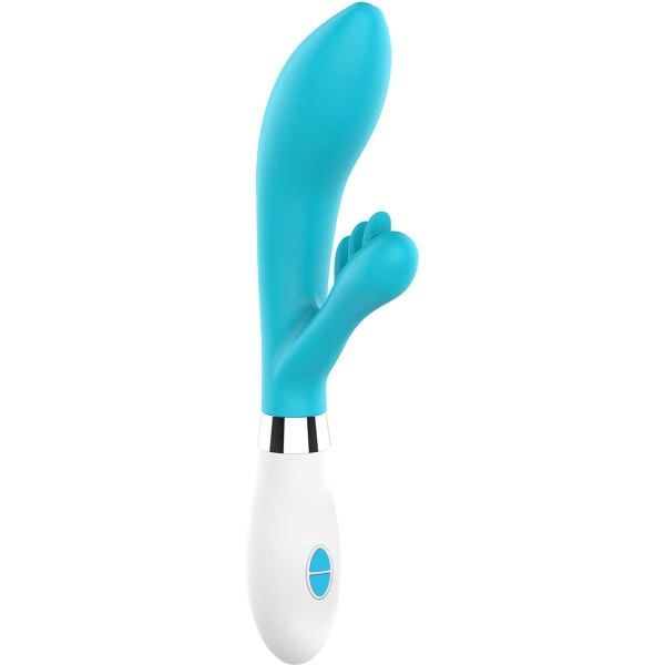 Luminous: Agave, Ultra Soft Silicone Rabbit Vibrator, turkos Turkos