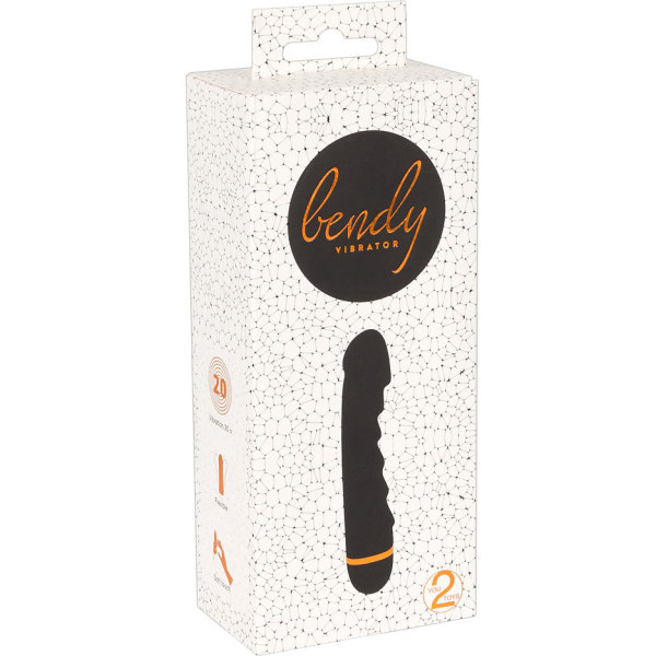 You2Toys: Bendy Ripple Vibrator Svart