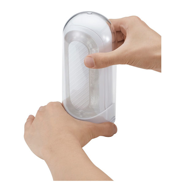 Tenga: Flip Zero, Gravity White Transparent, Vit