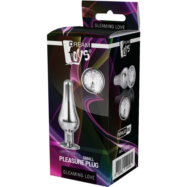 Dream Toys: Gleaming Love, Pleasure Plug Small, sølv Silver