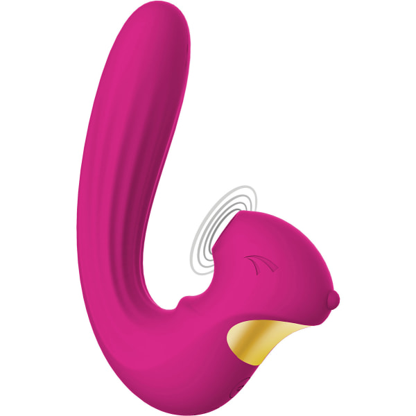 Xocoon: Celestial Love, Vibrator med klitorisstimulator Rosa